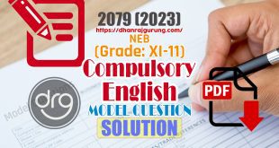 Compulsory English | NEB Grade 11 Model Question Solution 2079-2023